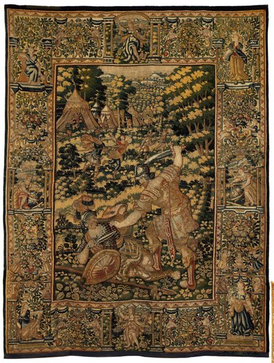 Geschichte von Kyros II. dem Großen, ca. 1590 (Wandteppich) von Belgian School