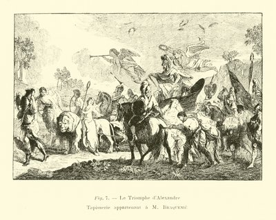 Der Triumph Alexanders von Belgian School