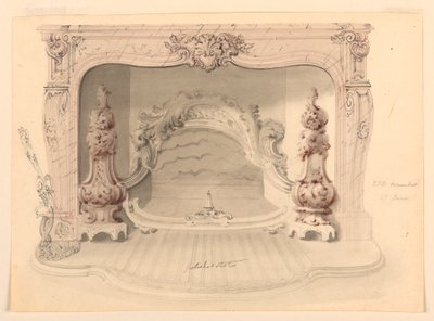 Zeichnung, Gusseiserner Rost, ca. 1840 von Benjamin Dean Wyatt