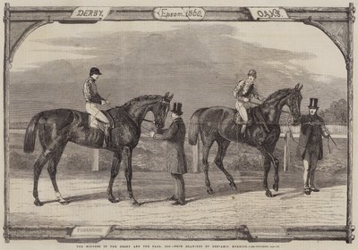 Die Gewinner des Derbys und der Oaks, 1860 von Benjamin Herring