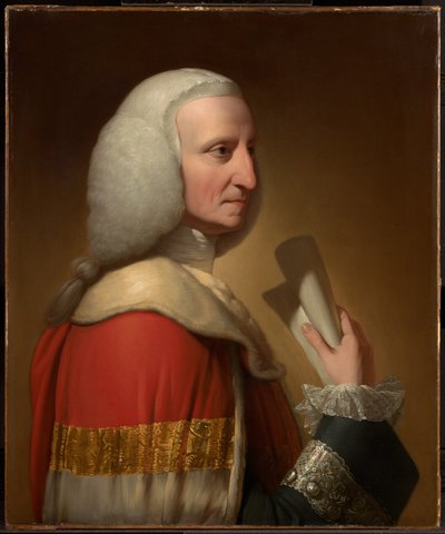 Porträt von George, dem ersten Lord Lyttelton von Benjamin West