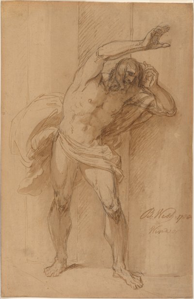 Studie zur Kreuzigung von Benjamin West