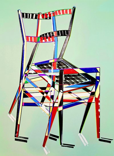 Stuhl - Superleggera, nach Gio Ponti von Benoit Erwann Boucherot