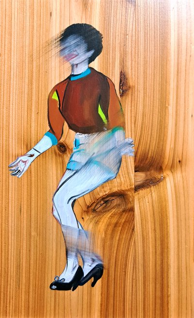 Rose tanzt Cha-Cha-Cha, 2023 von Benoit Erwann Boucherot