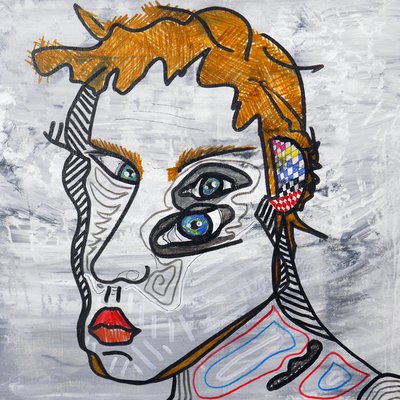 Selbstopferporträt, 2014 von Benoit Erwann Boucherot