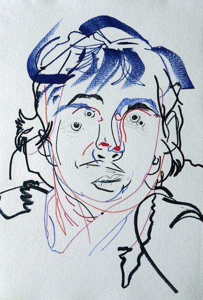 Surportrait: Marguerite Duras 3, 2021 von Benoit Erwann Boucherot