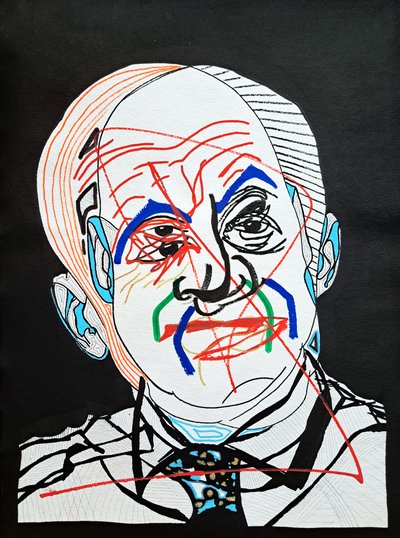 Surportrait: Oscar Niemeyer, 2022 von Benoit Erwann Boucherot