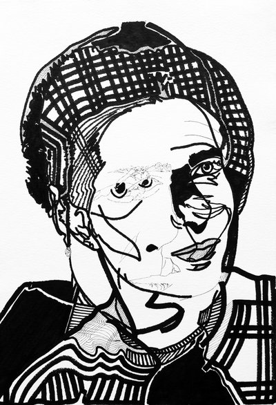 Surportrait: Simone de Beauvoir, 2019 von Benoit Erwann Boucherot