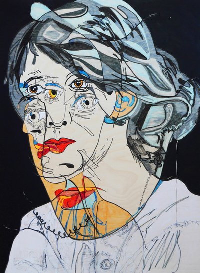 Überporträt: Virginia Woolf, 2021 von Benoit Erwann Boucherot