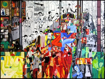 Schwarzes Loch im braunen Café, 2000 von Benoit Erwann Boucherot