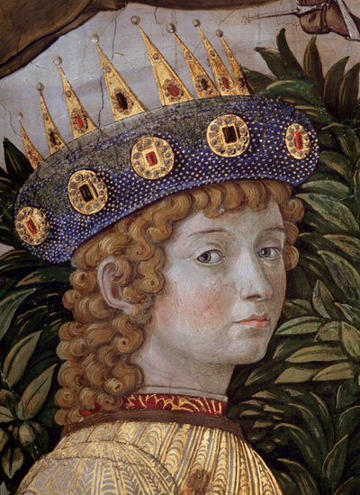 Die Reise der Heiligen Drei Könige (Detail) von Benozzo di Lese di Sandro Gozzoli