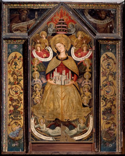 Jungfrau der Engel von Benozzo di Lese di Sandro Gozzoli