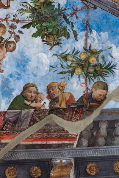 Frau und Kind (Detail) von Benvenuto Tisi da Garofalo