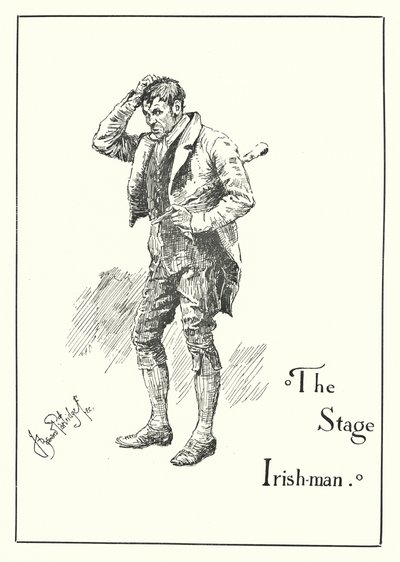 Der Bühnen-Ire von Bernard (after) Partridge