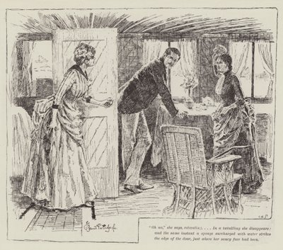 Die seltsamen Abenteuer eines Hausboots, von William Black von Bernard Partridge