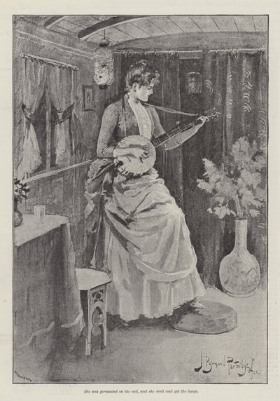 Die seltsamen Abenteuer eines Hausboots, von William Black von Bernard Partridge