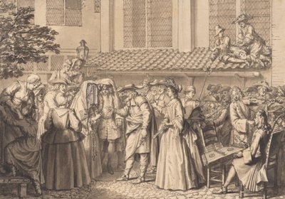 Hochzeit bei den hochdeutschen Juden von Bernard Picart