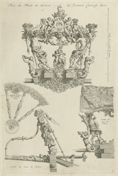 Staatskutsche des Herzogs von Ossuna, 1713 von Bernard Picart