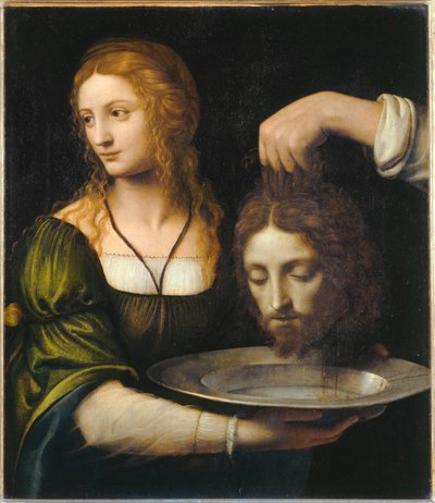 Salome erhält den Kopf von Johannes dem Täufer von Bernardino (attr. to) Luini