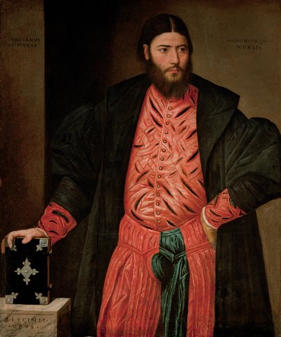 Porträt von Ottaviano Grimani, Prokurator von San Marco von Bernardino Licinio