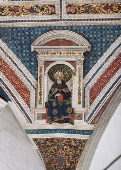 St. Augustinus von Hippo (Detail) von Bernardino di Betto Pinturicchio