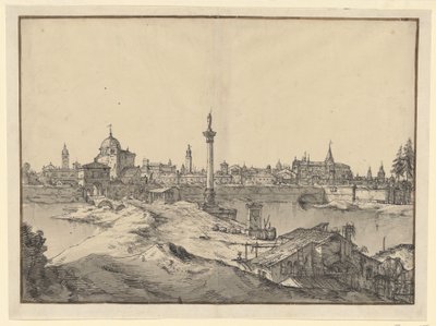 Imaginäre Ansicht von Padua von Bernardo Bellotto