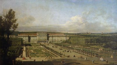 Schloss Schönbrunn und Gärten, 1759-61 von Bernardo Bellotto