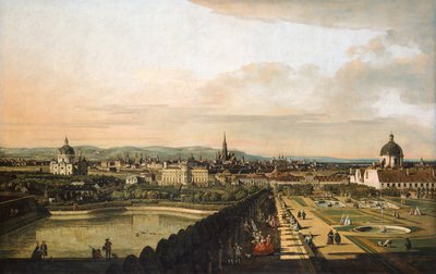 Wien vom Belvedere-Palast aus gesehen von Bernardo Bellotto