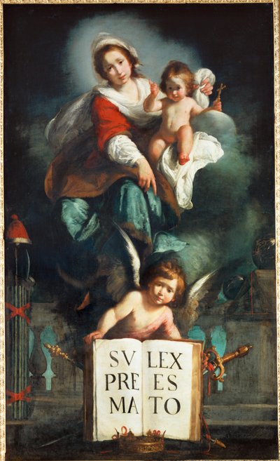 Die Madonna der Gerechtigkeit von Bernardo Strozzi