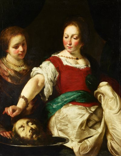 Salome mit dem Haupt Johannes des Täufers von Bernardo Strozzi