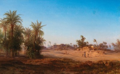 Eine Szene aus Ägypten von Bernhard Fiedler