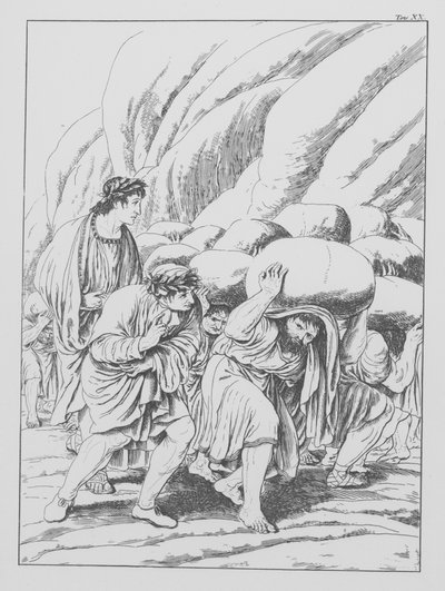 Dantes Göttliche Komödie, Purgatorio (Fegefeuer), Platte XX von Bernhard Schuler