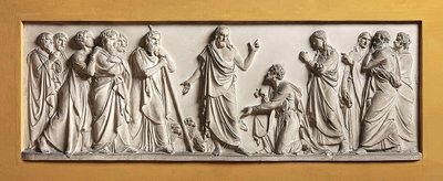 Christus überträgt die Führung der Kirche an St. Peter von Bertel Thorvaldsen