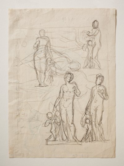 Venus und Amor. Amors Pfeile geschmiedet in der Schmiede des Vulkan von Bertel Thorvaldsen