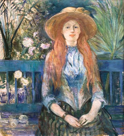 Junges Mädchen in einem Park, 1888 von Berthe Morisot