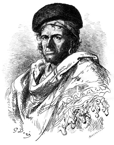 Spanische Zigeunerin, Mitte - spätes 19. Jahrhundert von Auguste Bertrand