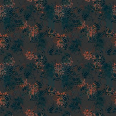 Gebrannte Umbra-Blumen, 2015 von Beth Travers