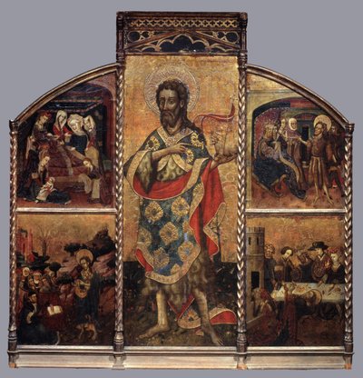 Altarbild des Heiligen Johannes des Täufers, ca. 1440 von Blasco de Granen