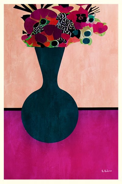 Moderne Blumenvase von Bo Anderson