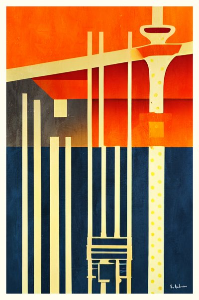 Moderne Geometrische Struktur von Bo Anderson
