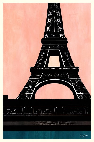 Rosa Pariser Turm von Bo Anderson