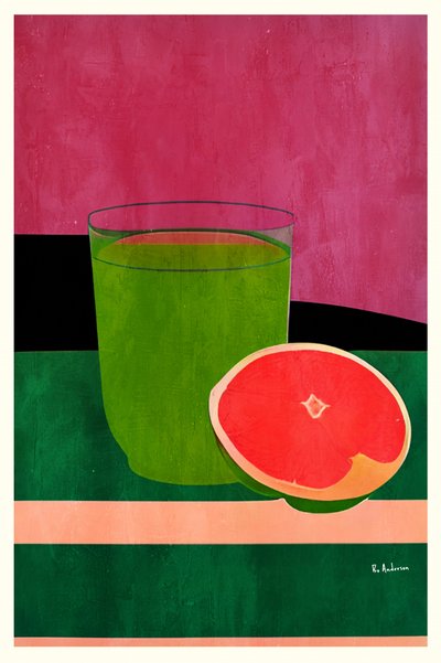 Lebendiger Grapefruitsaft von Bo Anderson