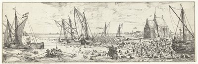 Gescheiterter Angriff auf Fort Kallo, 1638 von Bonaventura Peeters (I)