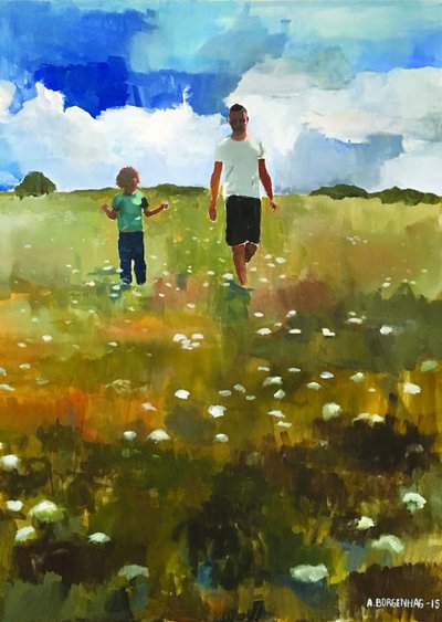 Vater-Sohn-Sommer-Spaziergang von Borgenhag Holmqvist