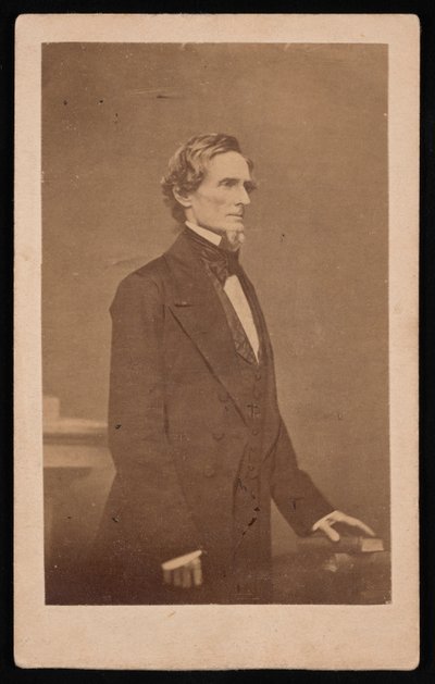 Porträt von Jefferson Davis 1808-1889, 1887 von Brady