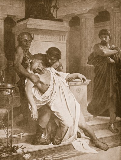 Der Tod des Demosthenes, Illustration aus 