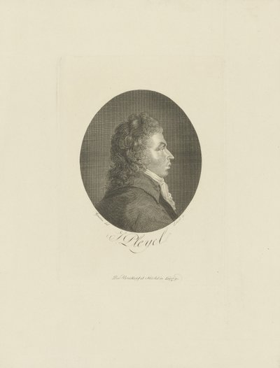 Porträt des Komponisten Ignace Pleyel 1757-1831, um 1800 von Breitkopf and Härtel