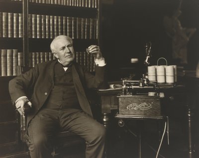 Thomas Alva Edison (1847-1931) von Brothers Pach