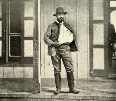 Creelman, kurz nach dem Absteigen vom Pferd..., Spanisch-Amerikanischer Krieg, 4. Juli 1898, 1899 von Burr McIntosh