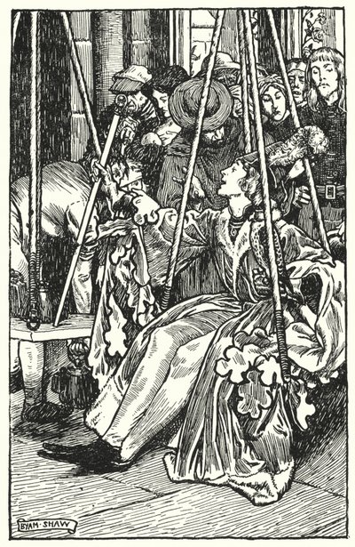 Illustration für The Cloister and The Hearth von Charles Reade von Byam (after) Shaw